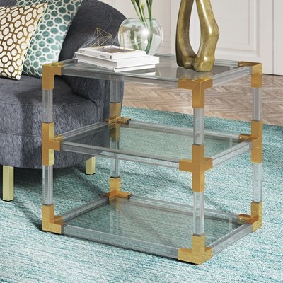 Aresford Acrylic End Table - Image 0
