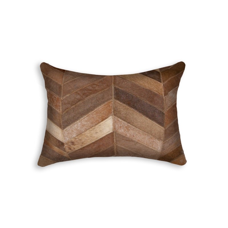 Graham Leather Lumbar Pillow - Image 0