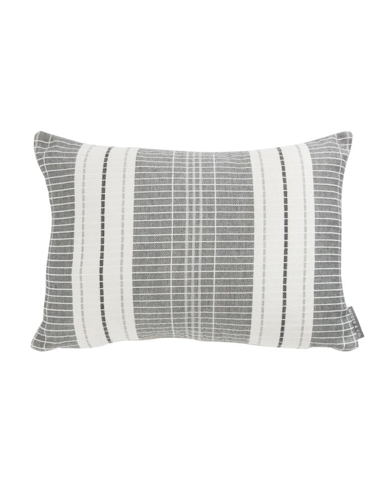 OXFORD WOVEN PLAID PILLOW COVER - Image 0