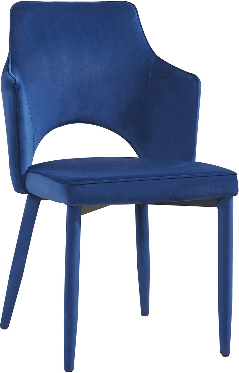 Madison Navy Velvet Chair - Image 0