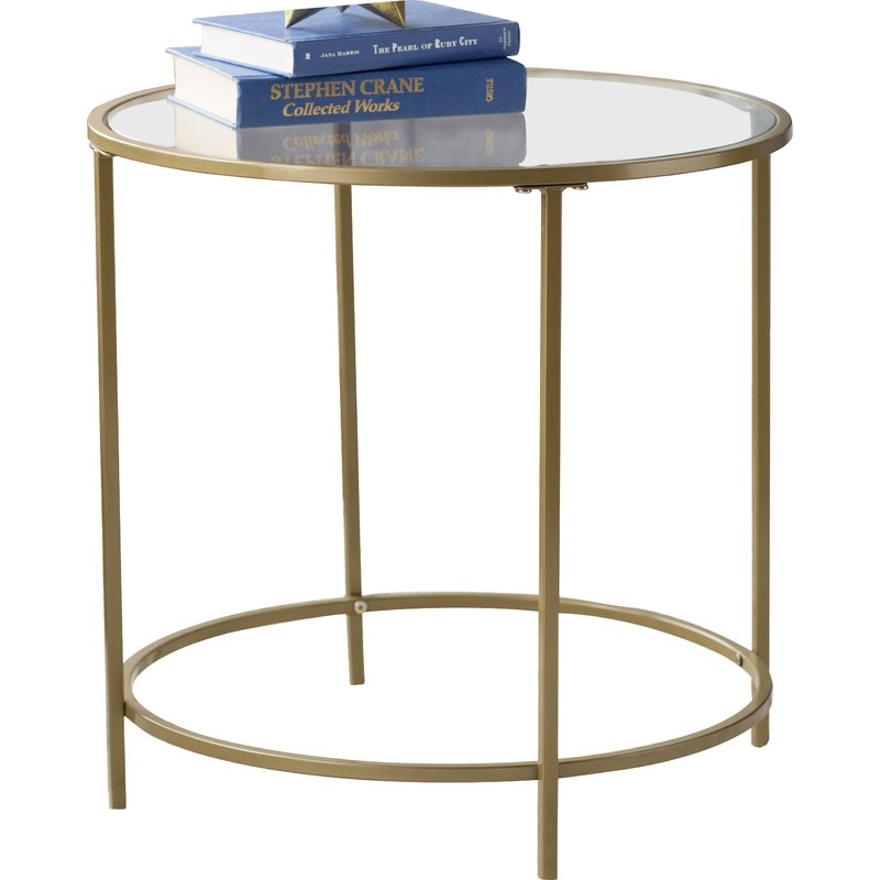 Deford End Table / Gold - Image 2