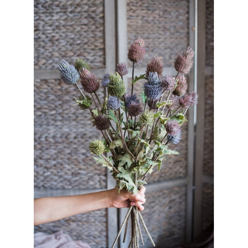 Artificial Thistle Stems, Bushes, and Sprays - Image 2
