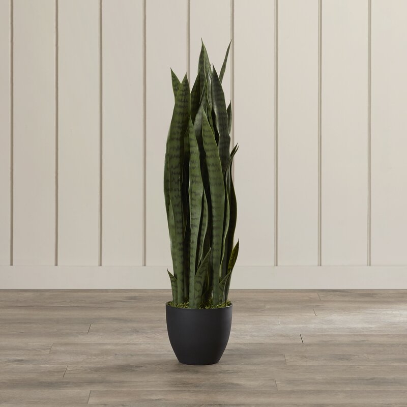 35" Artificial Foliage Plant in Pot - Image 4