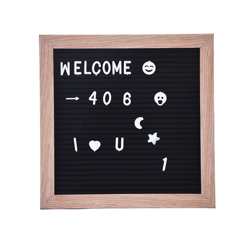 Free-Standing Letter Board, 10" x 10" - Image 0