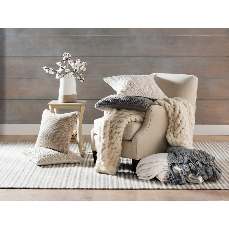 Hiawassee Wool Throw Pillow - Image 2