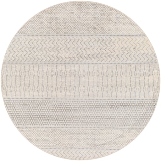 Monaco Beige Indoor 5'3" x 5'3" Machine Woven Rug - Image 0