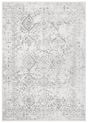 Youati Floral Ivory/Gray/Cream Area Rug - Image 0