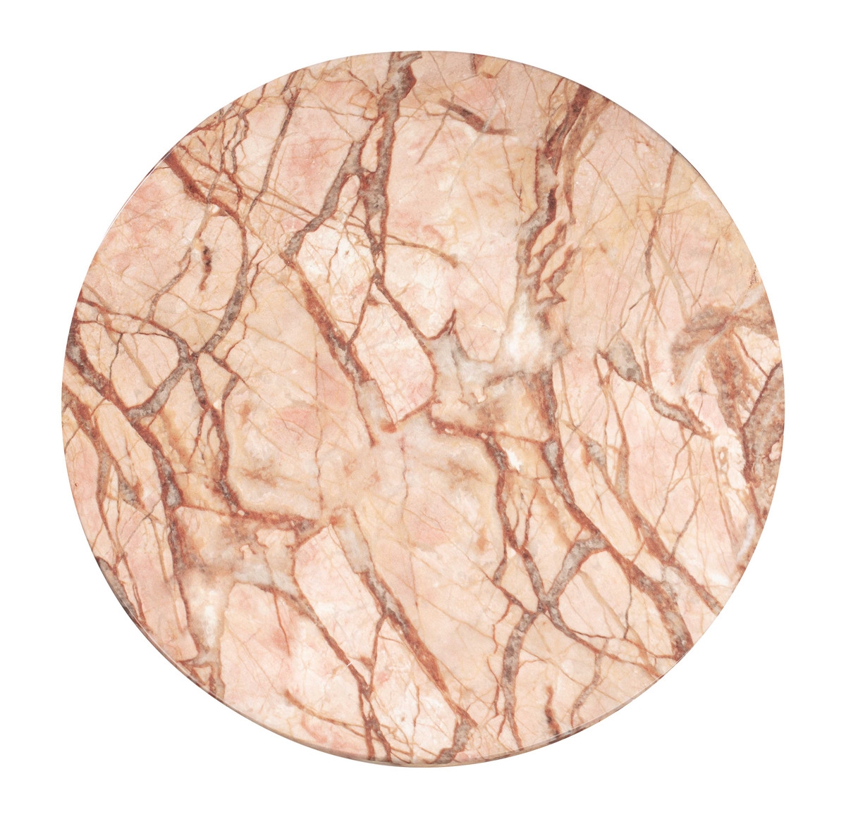 Alessandra Sunset Marble Side Table - Image 1