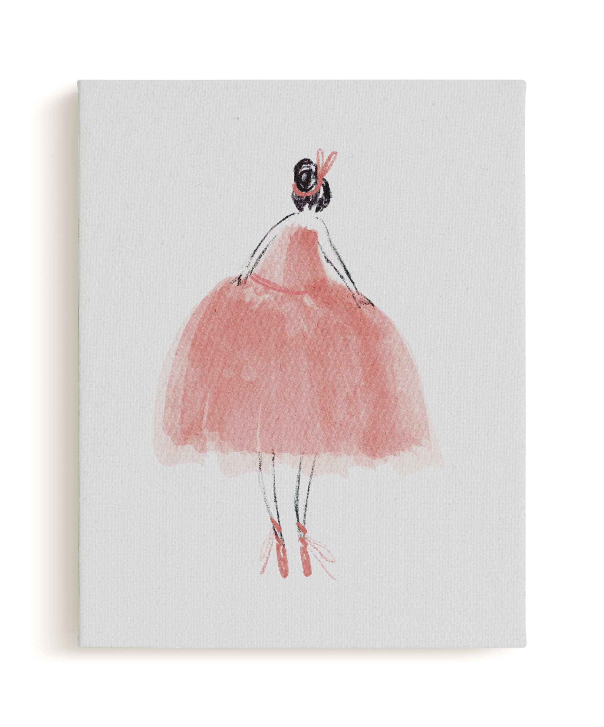 Painted Ballerina Children's Art Print - Image 0