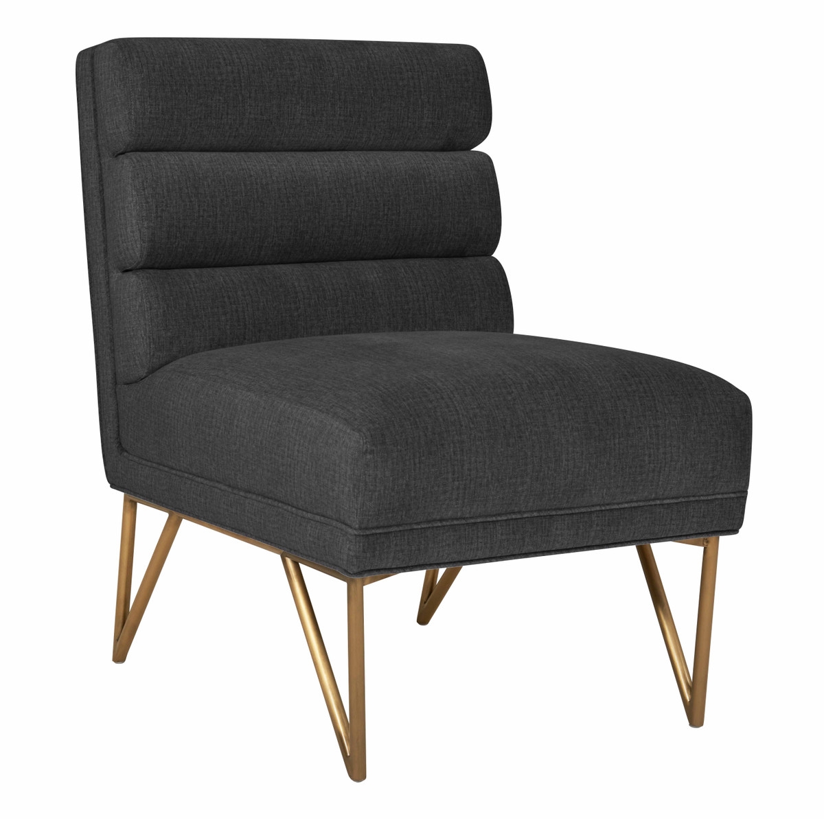 Jocelyn Slub Morgan Velvet Chair - Image 0