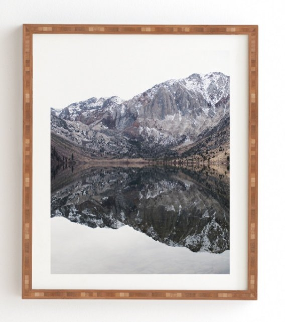 REFLECTIVE, Framed Art Print, 14" x 16.5", Bamboo Frame - Image 0