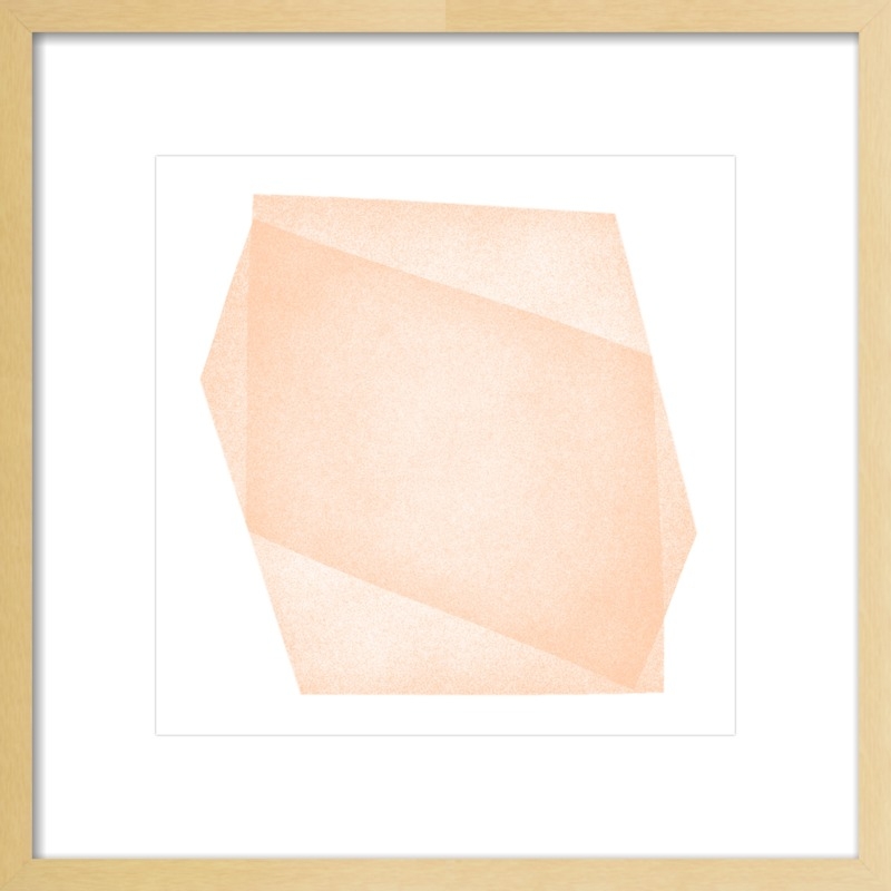 Pale Peach Structure: Soft Geometry by Jessica Poundstone - Image 0