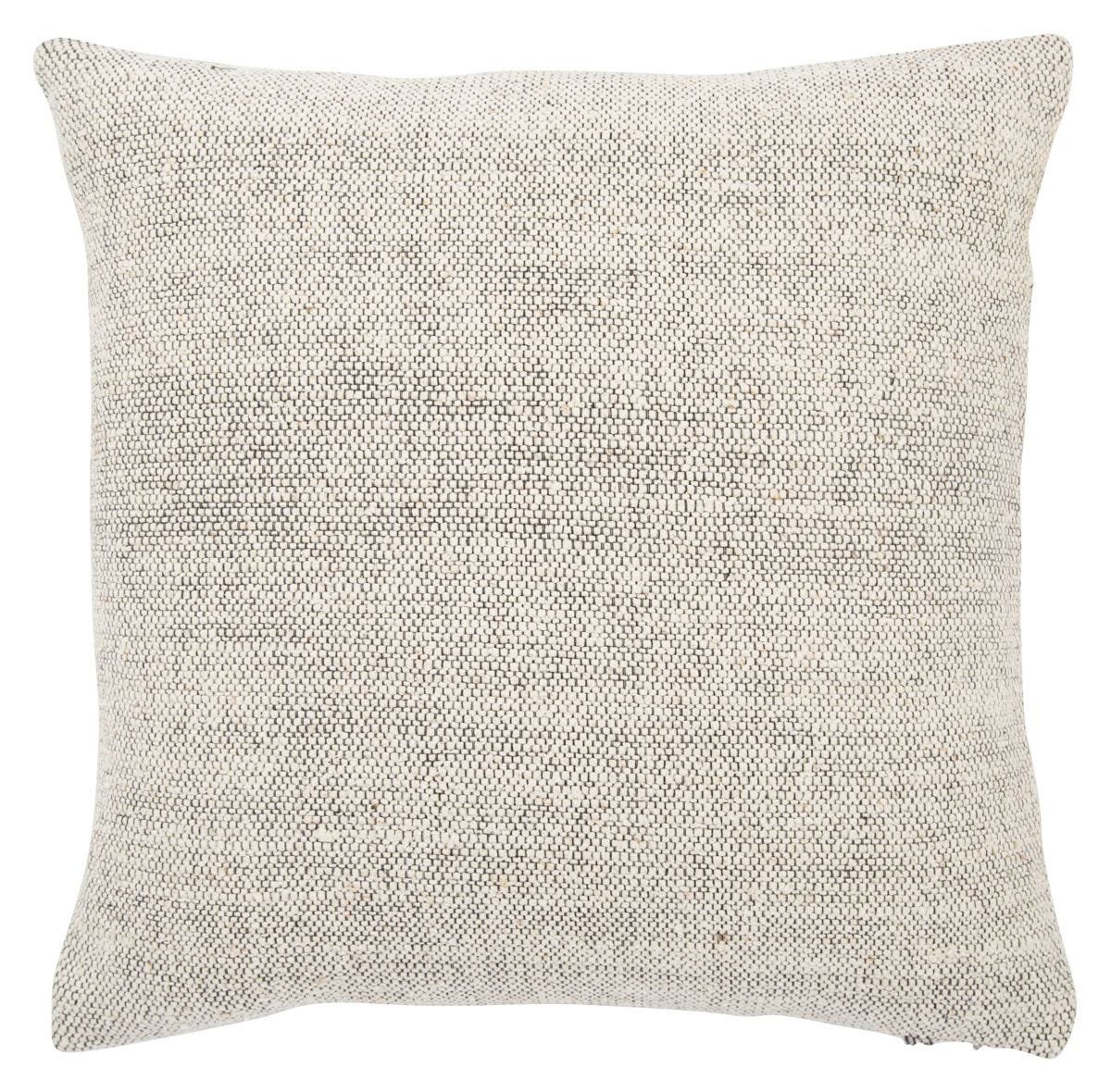 Tweedy Berry Throw Pillow, Gray, 20" x 20" - Image 0