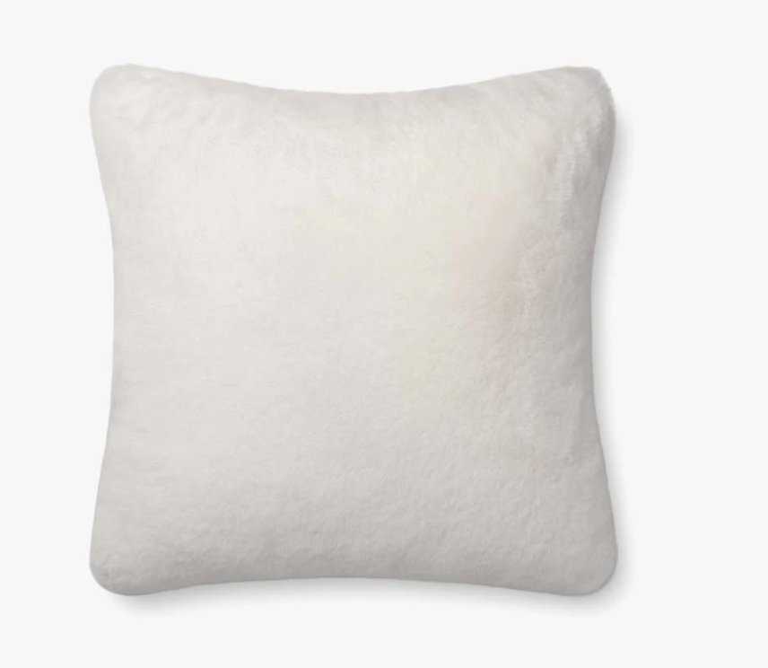 P0710 WHITE, 22x22" Pillow with Poly Insert - Image 0