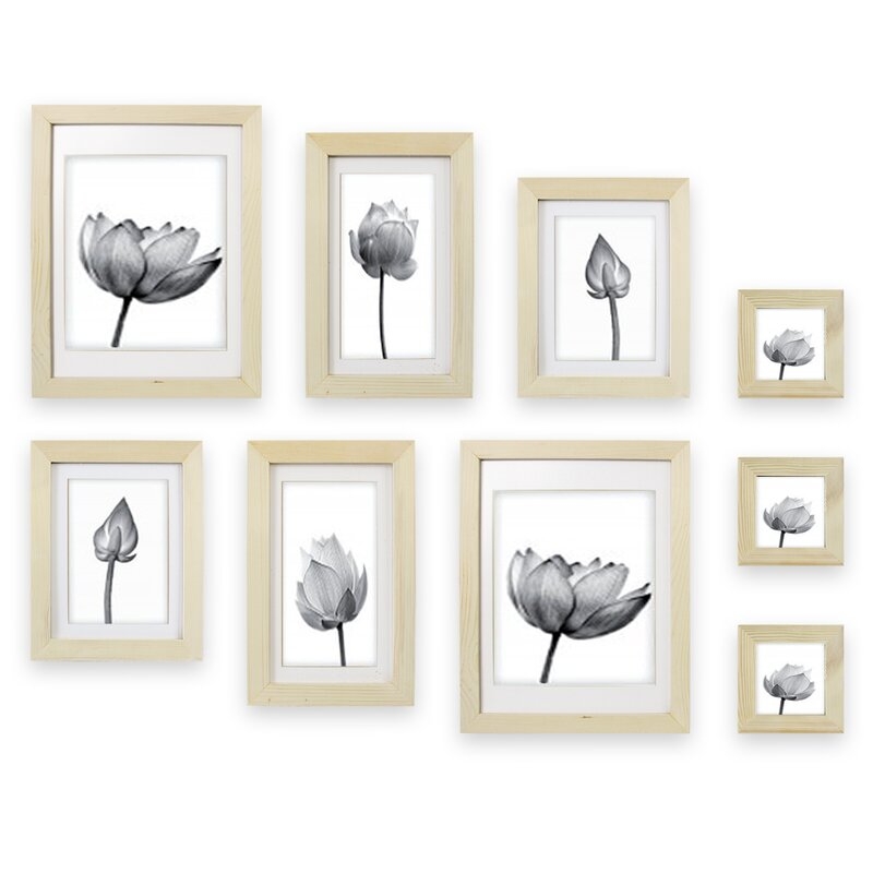 9 Piece Renfrow Fall Gallery Collage Picture Frame Set - Image 0
