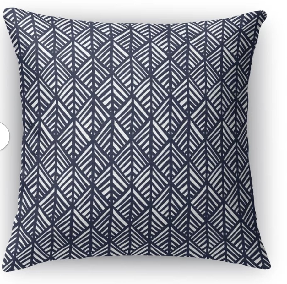Jaren pillow blue 18" x 18" - Image 0