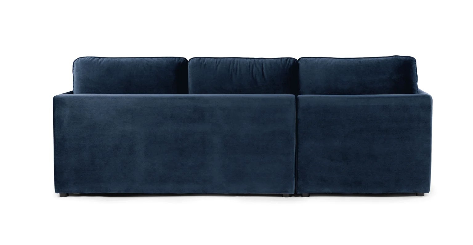 Oneira Tidal Blue Left Sofa Bed - Image 3