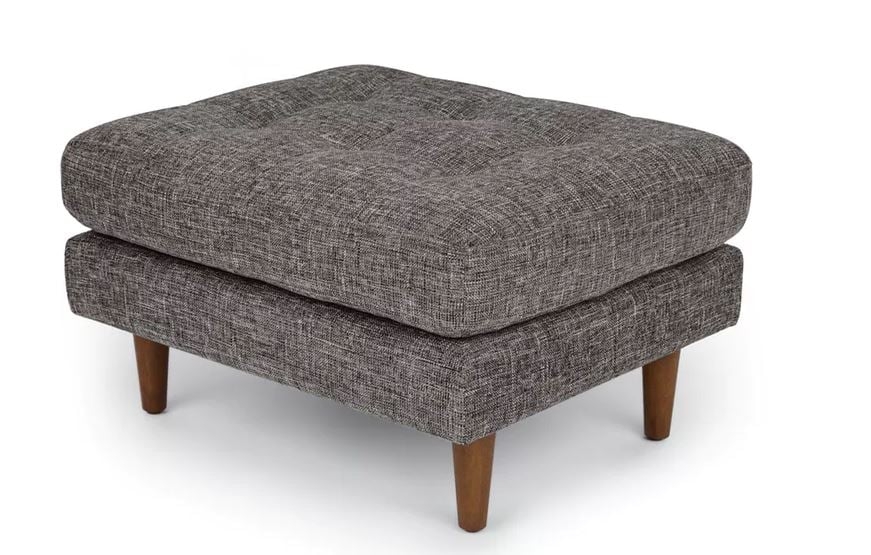 Sven Briar Gray Ottoman - Image 0