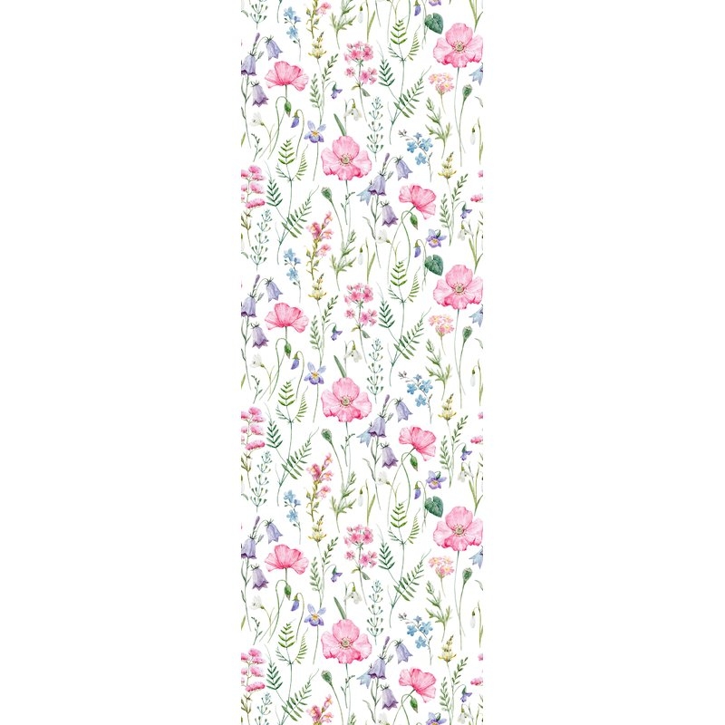 Jersey Removable Field Flowers Mix Nursery 6.25' L x 25" W Peel and Stick Wallpaper Roll - Image 0