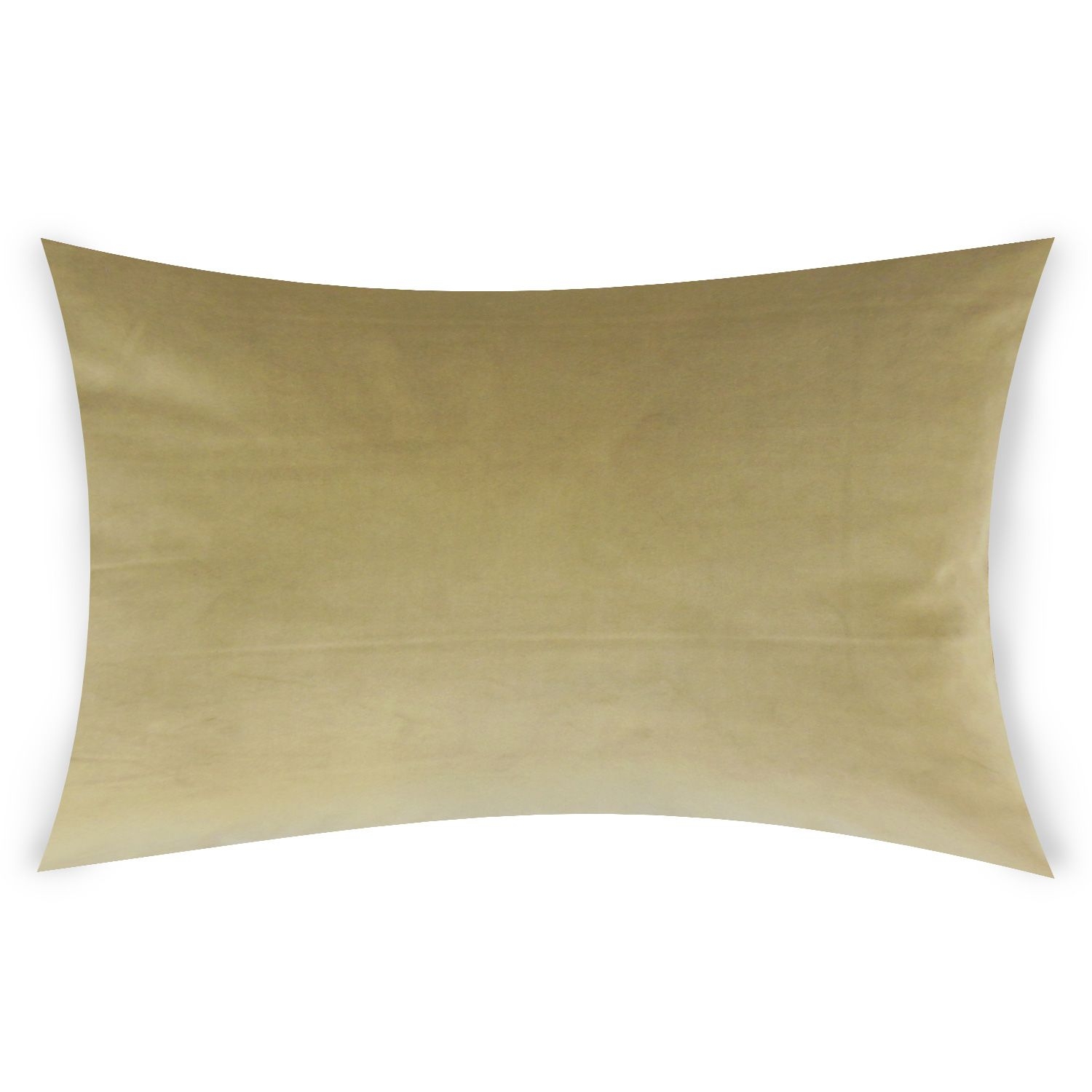 Classic Velvet Lumbar Pillow, Olive, 18" x 12" - Image 0