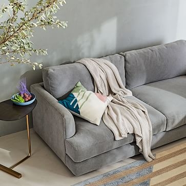 Haven Sofa, Performance Washed Canvas, Feather Gray - Image 2