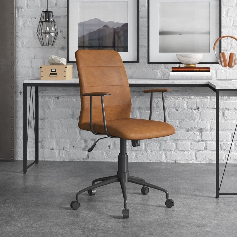 Zion Task Chair, Brown - Image 0