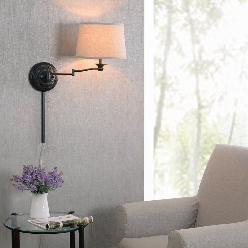 1 - Light Dimmable Plug-In Swing Arm - Image 0