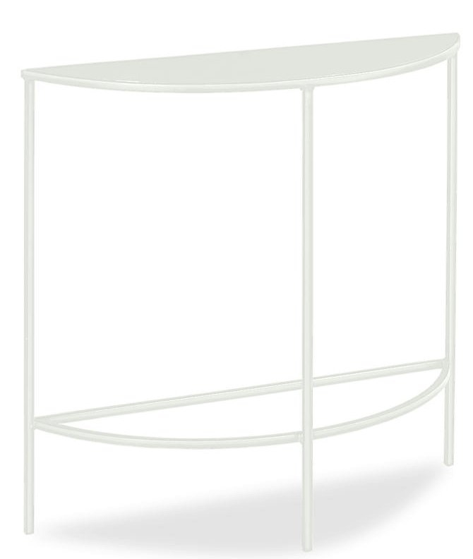 Slim Console Tables in Colors (30"W x 10"D x 29"H half round console) - Image 0