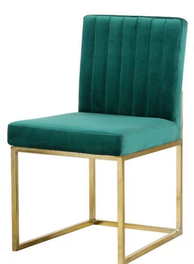 Barclay Velvet Upholstered Side Chair (Set of 2) - Image 1