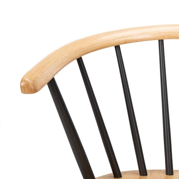 Blanchard 18''H Curved Spindle Side Chair (Set of 2) - Natural/Grey - Safavieh - Image 6