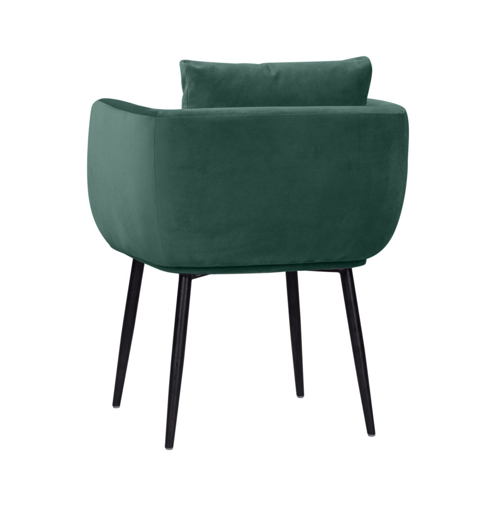 Alicia Forest Green Velvet Dining Chair - Image 2