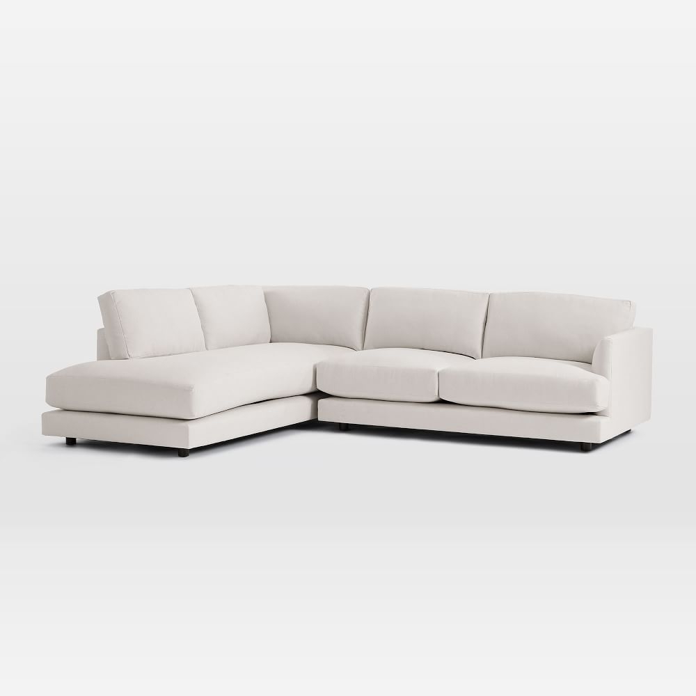 Haven Sectional Set 02, Left Arm Terminal Chaise / Oyster, Eco Weave - Image 0