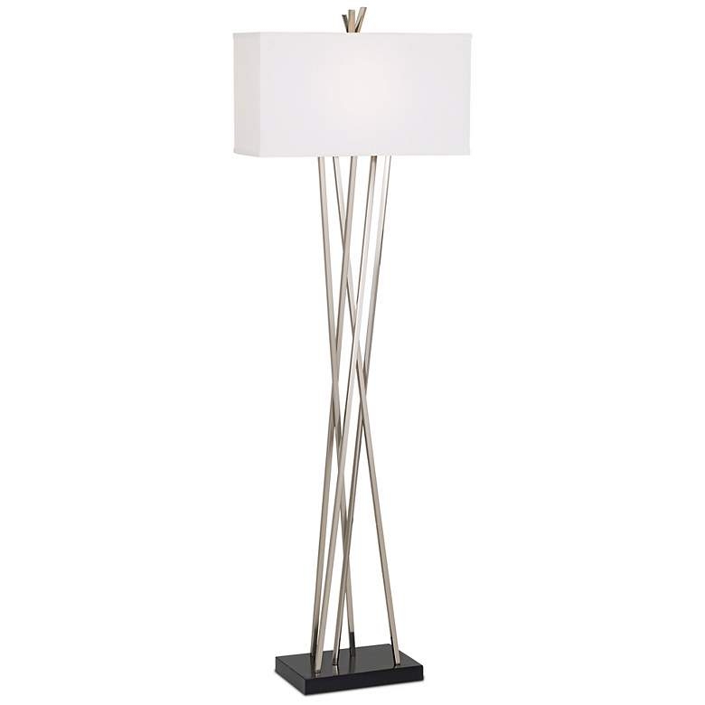 Possini Euro Design Asymmetry Floor Lamp black - Image 0