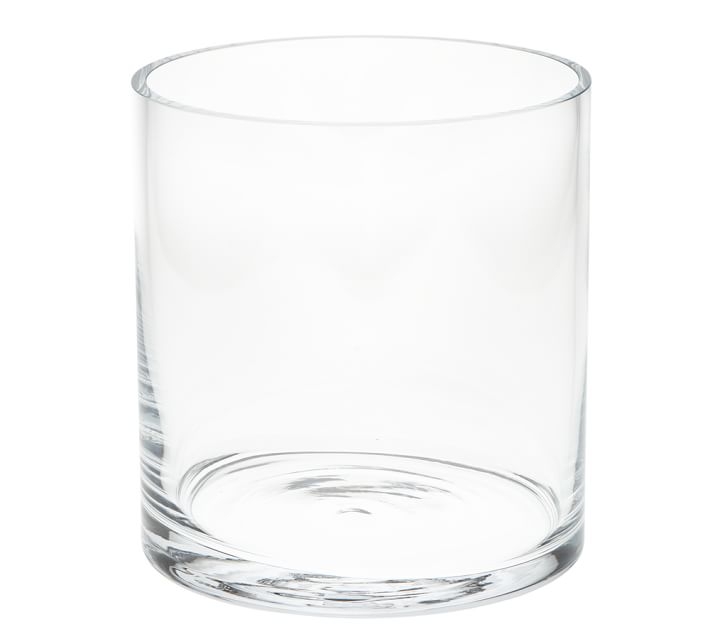 Aegean Clear Glass Short Vase - Image 0