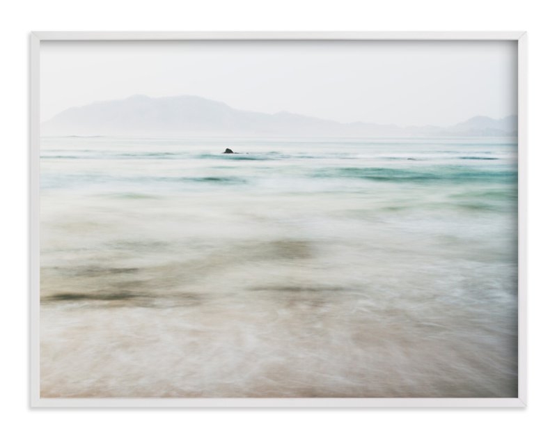 The Pacific - 40x30 - white wood frame - Image 0