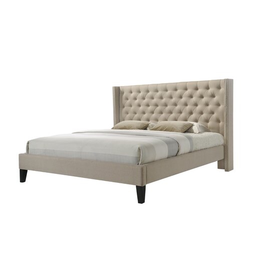 Kathrine Upholstered Platform Bed - King - Image 0
