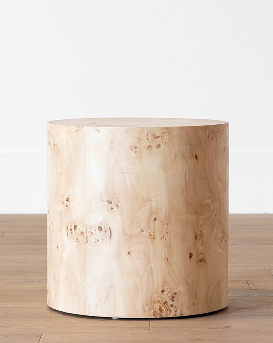 Burl Wood Side Table - Image 0