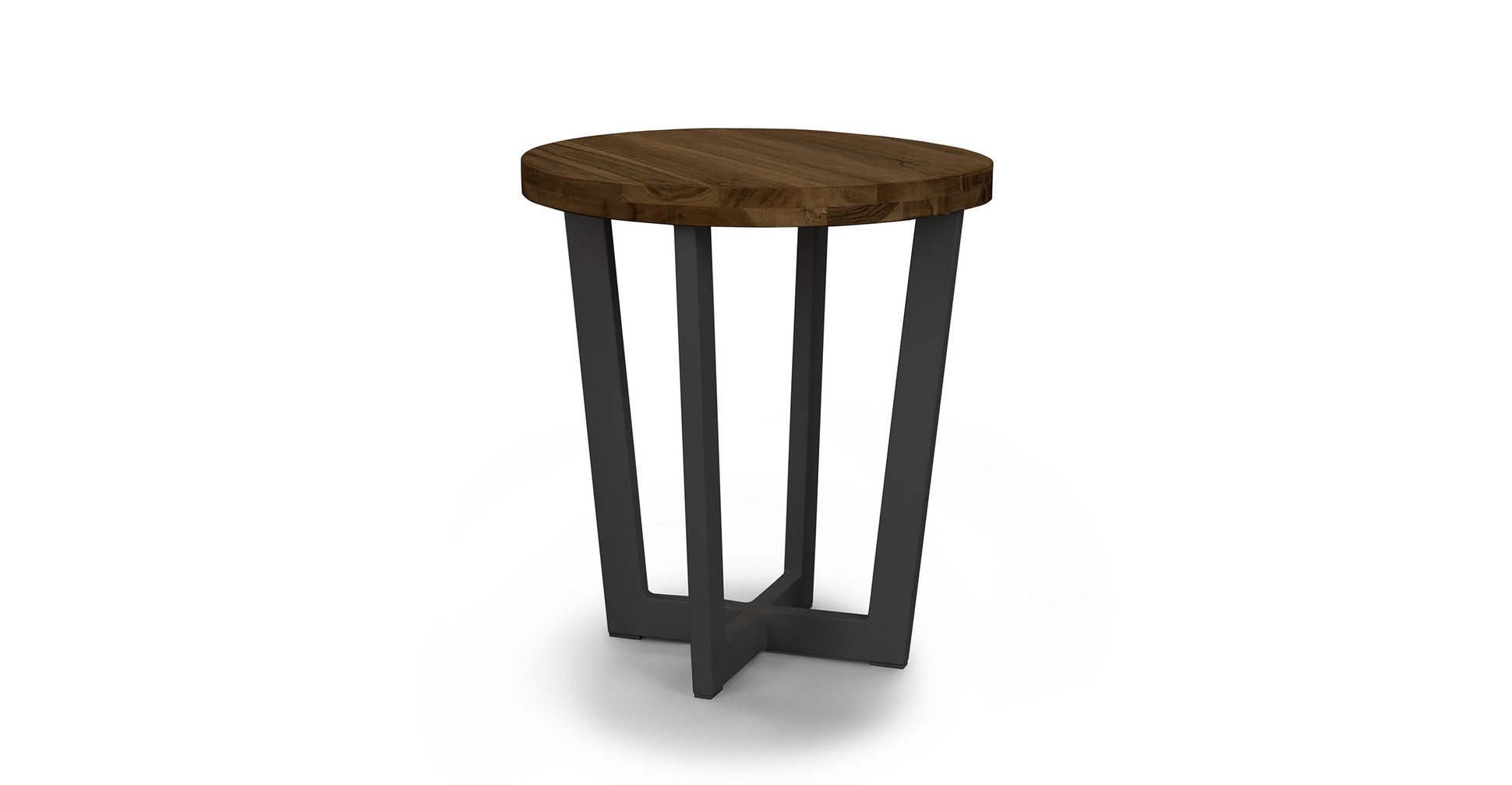 Toba Vintage Brown Side Table - Image 2