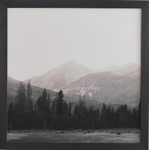 COLORADO ROCKY MOUNTAINS Black Framed Wall Art By Catherine Mcdonald - Image 0