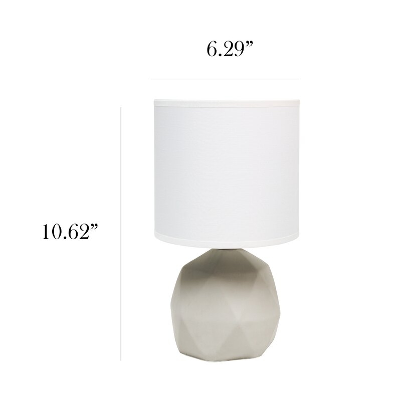 Sweetser 10.6" Gray Table Lamp - Image 5