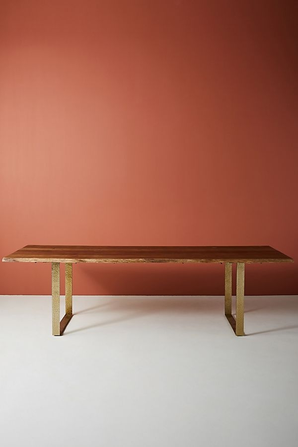 Smoked Oak Dining Table - Image 0