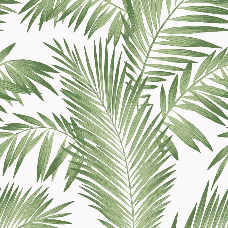 Kansas Tropical Palm 33" L x 20.5" W Wallpaper Panel (1 Roll) - Image 0