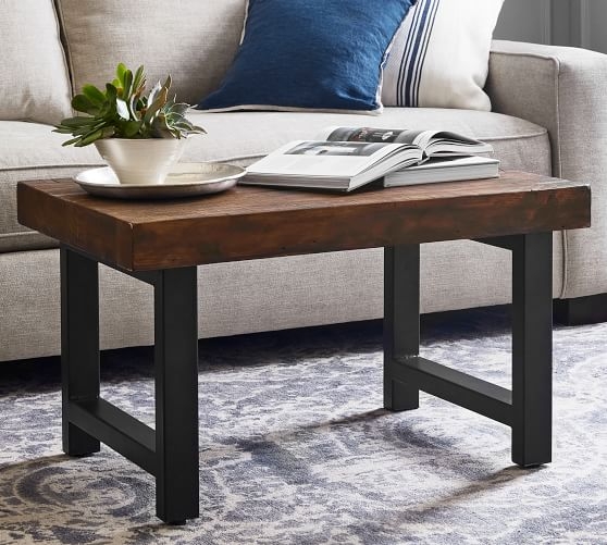 Griffin Small Space Reclaimed Wood Coffee Table, 33" - Image 3