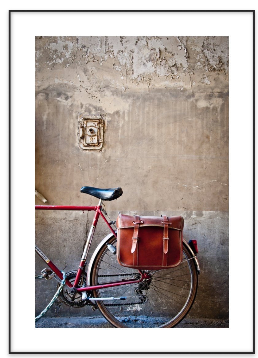 Parisian Red Bicycle - Image 0