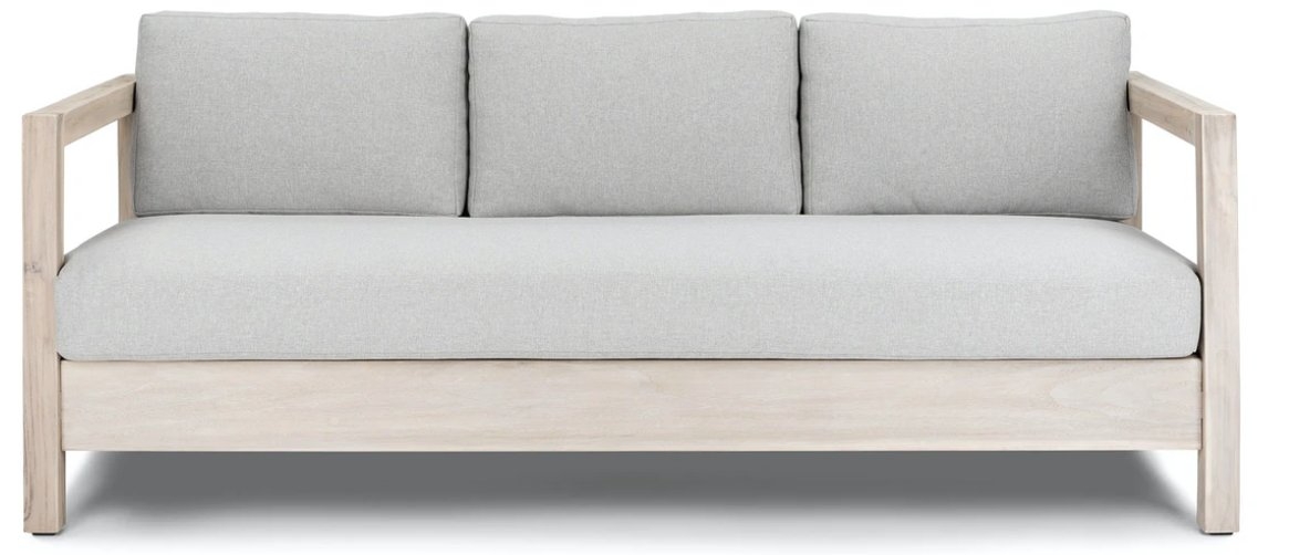 Arca Sunwash Gray Sofa - Image 0