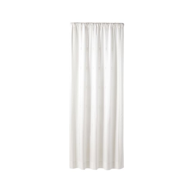 Eyelet White Curtain Panel 50"x84" - Image 0