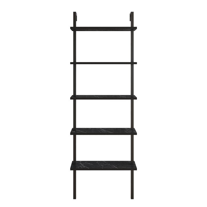 Elderton 68.5" H x 23.6" W Metal Ladder Bookcase - Image 0