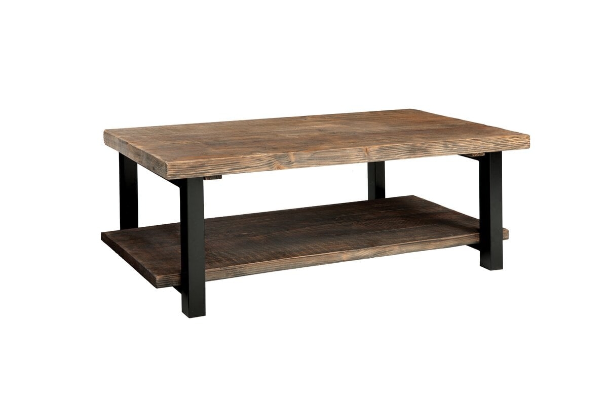 Honore 42" Wood/Metal Coffee Table - Image 0