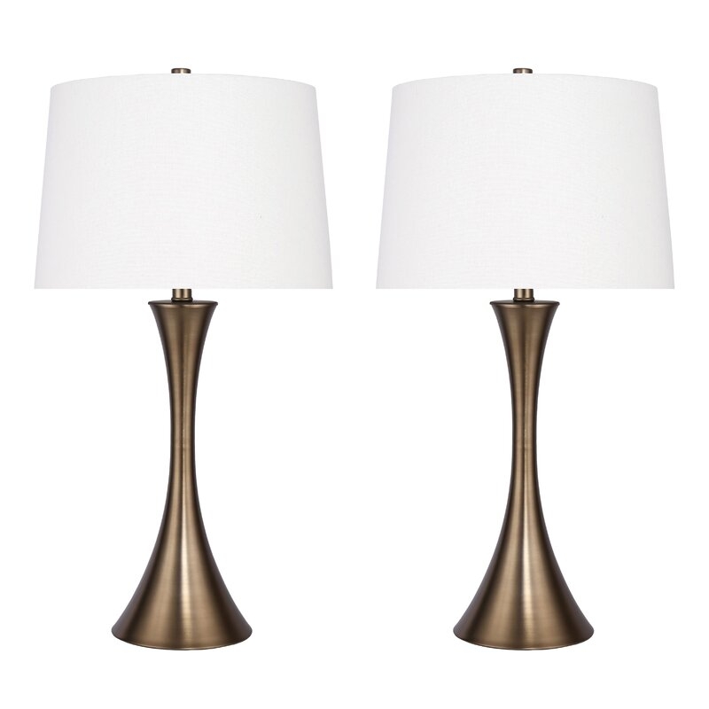 Mundell Hourglass Metal 29" Table Lamp Set (Set of 2) - Image 0