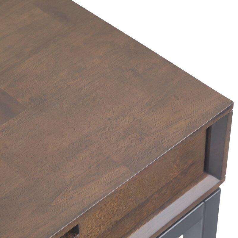 Bak Wide Solid Wood Desk - Image 1